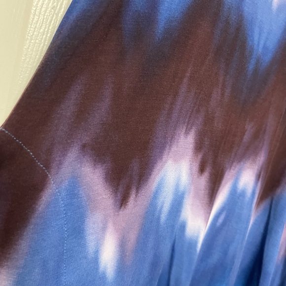 LOGO by Lori Goldstein Blue and Purple Tunic - Picture 9 of 10